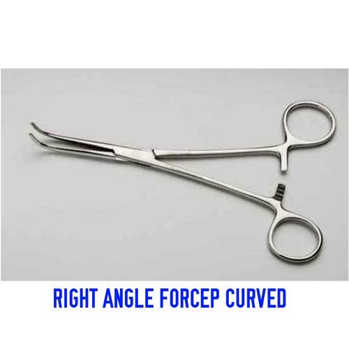 Right Angle Forceps Curved